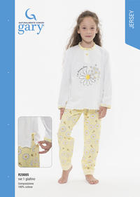 LITTLE GIRL PAJAMAS R30005 Tellini S.r.l. Wholesale Clothing